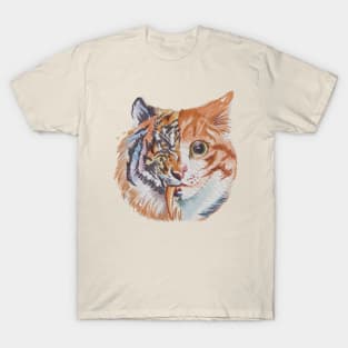 cat and tiger T-Shirt